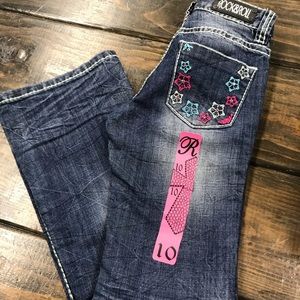 Girls bootcut jeans